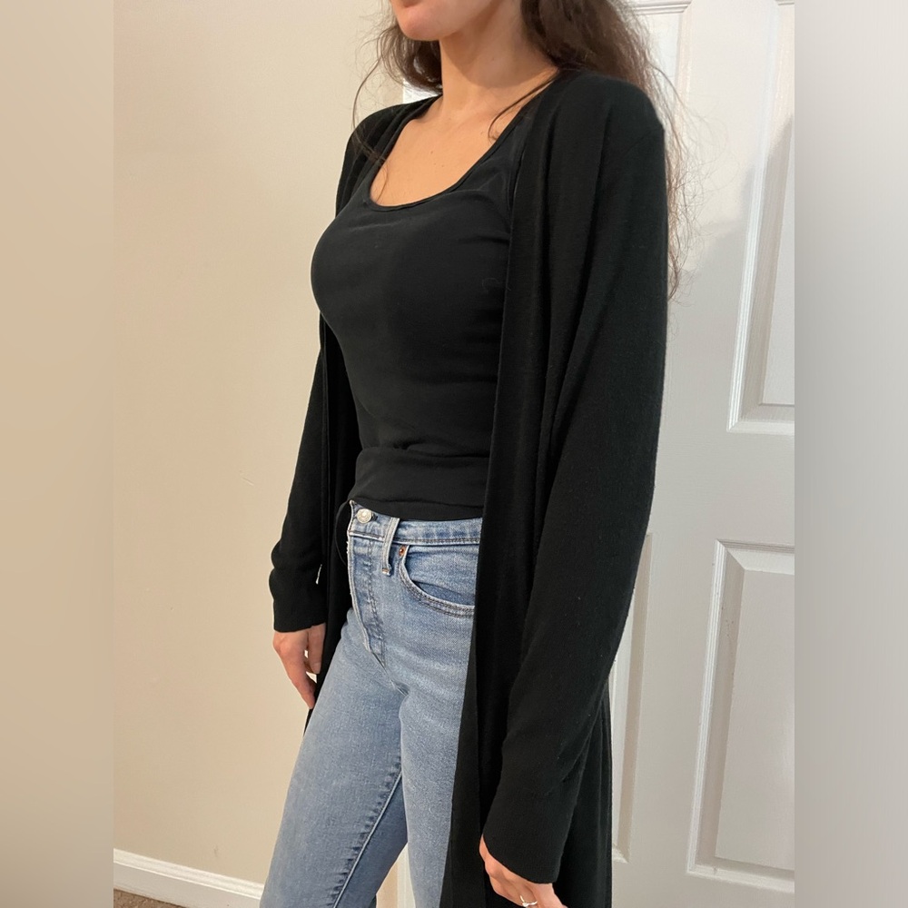 Black tank top and long cardigan - A New Day (Target)